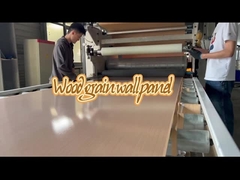 Panneaux muraux en PVC décoratifs intérieurs en bois de grain en WPC