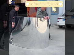 Panneau en bois ignifuge de placage de panneau de mur de miroir