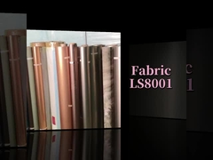 Décoration intérieure nouvelle matière tissus texture panneau mural en PVC bambou charbon de bois