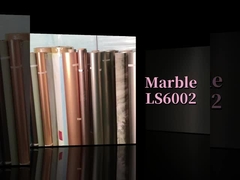 Moderne lumière de luxe Matte marbre de bambou Charbon de bois Panneaux de placage en PVC