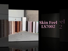 Prix d'usine Vente à chaud Sensation de peau Bambou Charbon de bois Veneur PVC Panneaux intérieurs