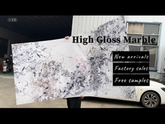 Nouveau produit Marbre Bambou Charbon de bois Panneaux de placage intérieurs Panneaux muraux décoratifs