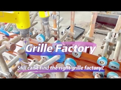 Panneau de mur en bois solide de cannelure en bois de gril de panneau de mur de protection de l'environnement