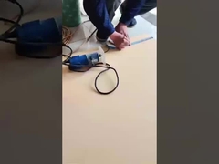 Rainurage et pliage de coins de panneaux de placage en bois de charbon de bambou