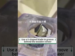 Réglages et flexion des coins des panneaux de placage en bois