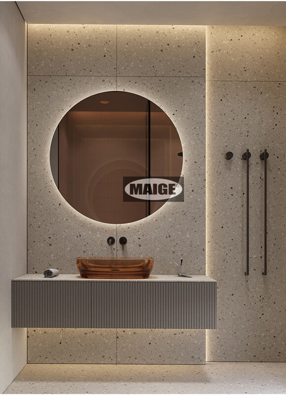 Panneaux muraux en plastique composite en pierre SPC pour salle de bain et toilettes