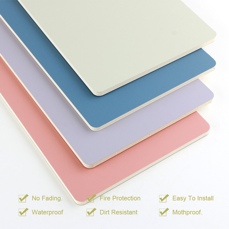 Panneaux en bois décoratifs étanches à l'humidité de placage de panneaux de mur de PVC de sentiment de peau