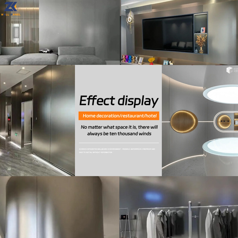 Le bois en métal plaquent les panneaux de mur décoratifs ignifuges imperméables solides de PVC