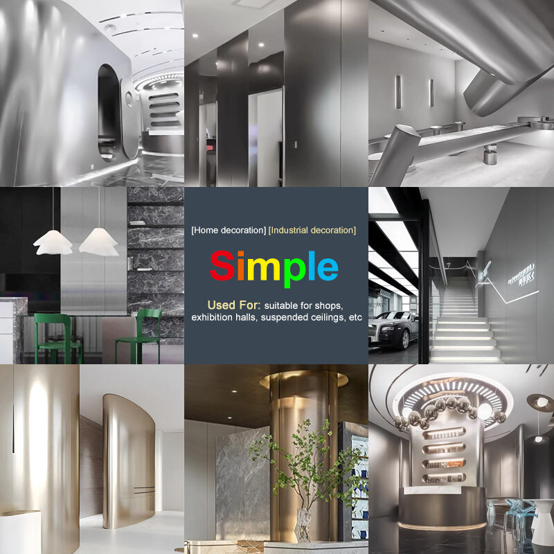 Décoration intérieure Panneau mural en bois métallique enduit en bambou en charbon de bois