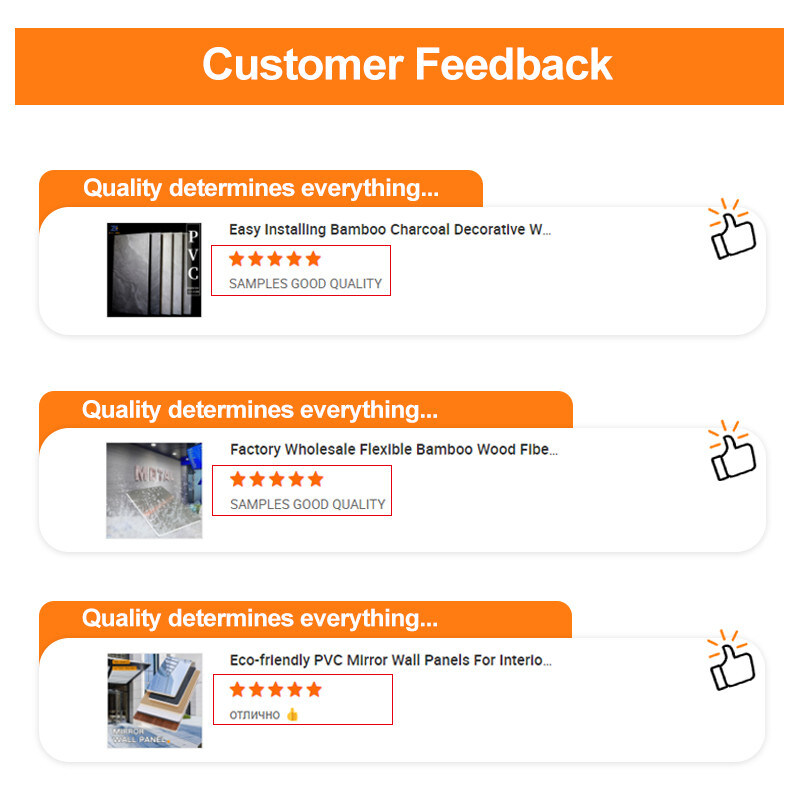 Panneau mural en bois de grain de PVC de 5 mm en bambou flexible en charbon de bois