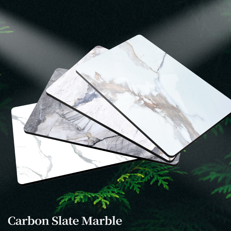 Résistant à l'eau et facile à installer Panneaux de placage en bois de marbre Panneaux muraux décoratifs intérieurs Nouveaux produits Panneaux muraux en marbre
