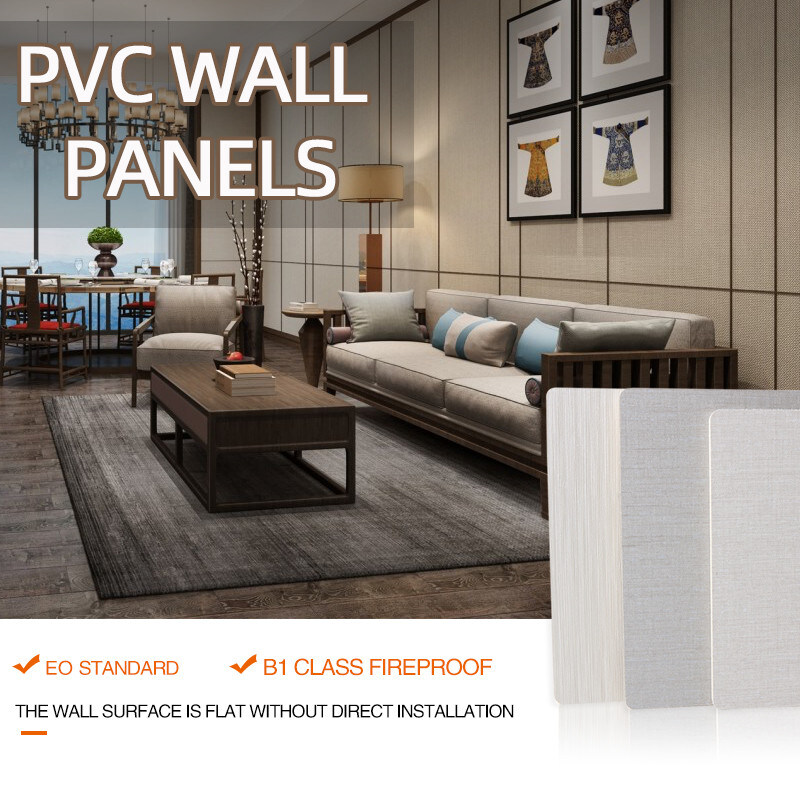 Panneau de mur imperméable de tissu de charbon de bois de bambou de décoration intérieure de produits chauds