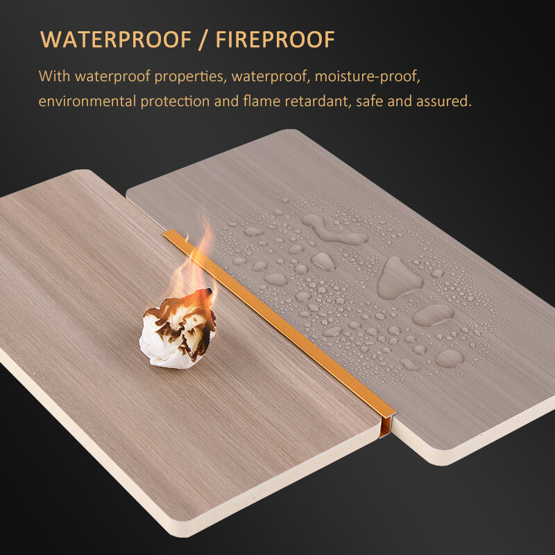 Panneau de mur imperméable de tissu de charbon de bois de bambou de décoration intérieure de produits chauds