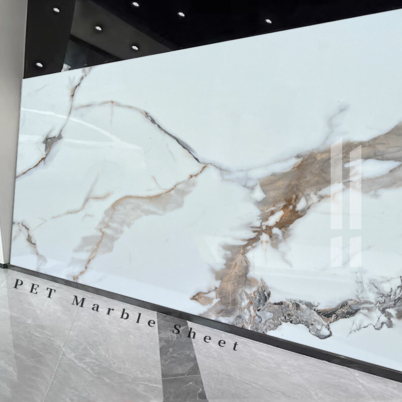 Panneaux de placage en bois de bambou de bois de bois de bois Panneaux de mur de marbre décoratif intérieur