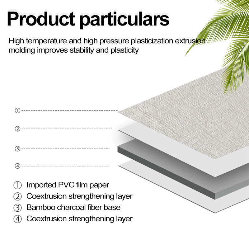 5 / 8 mm Panneaux décoratifs texturés en tissu