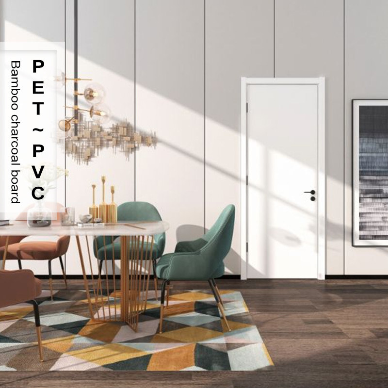 Panneau de feuille de marbre moderne de luxe Décoration murale Panneau de cristal de bambou