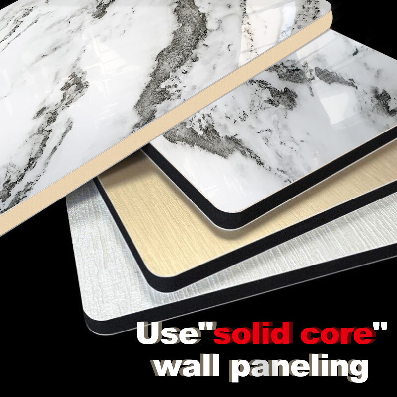 Salle de séjour en PVC imperméable à l'eau et au feu en bambou en charbon de bois avec un matériau écologique