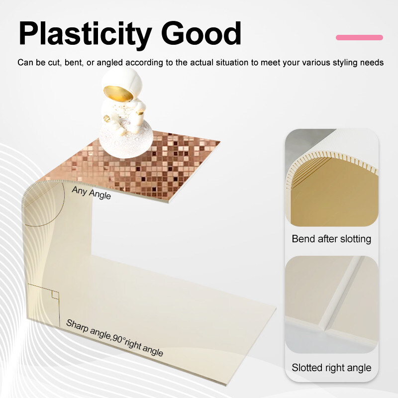 Décorations murales pour la maison Panneau mural en PET résistant à l'humidité