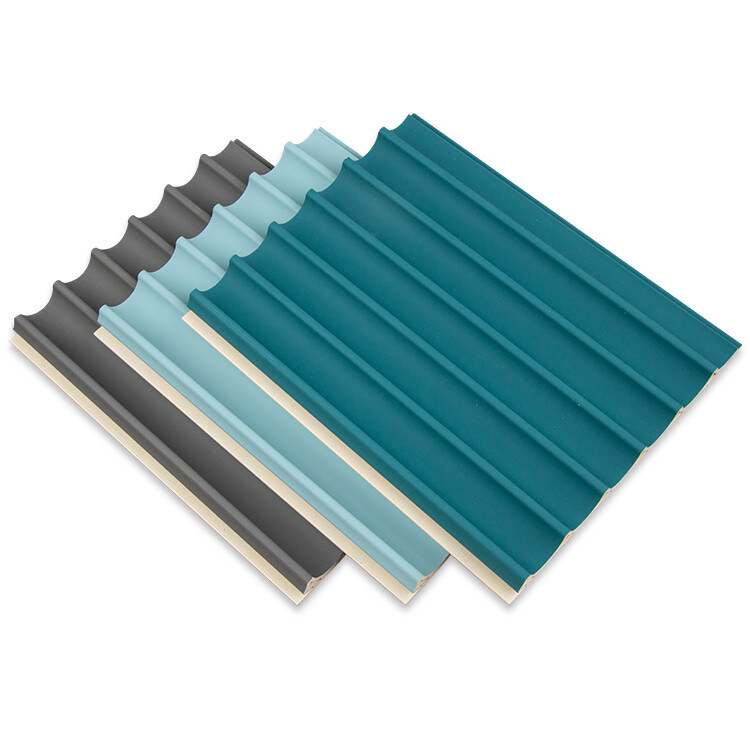 Panneau 15mm rond extérieur de gril de plafond en bois décoratif de 3D WPC