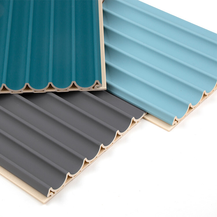 Panneau 15mm rond extérieur de gril de plafond en bois décoratif de 3D WPC