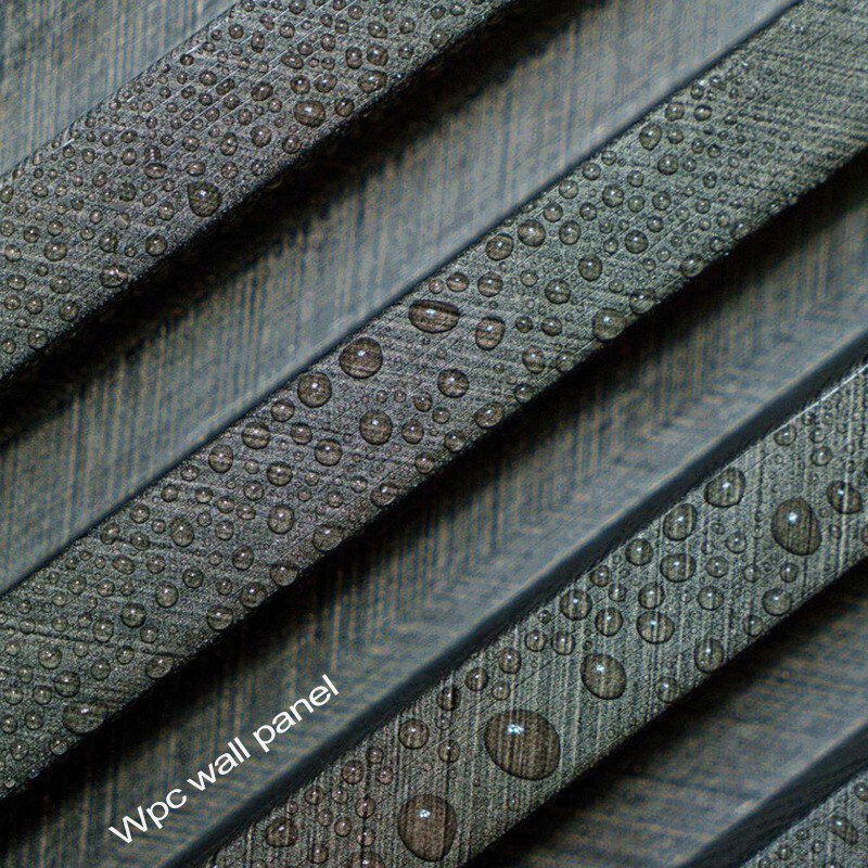 Panneaux muraux en WPC décoratifs intérieurs 3D Panneau de gril en bois massif