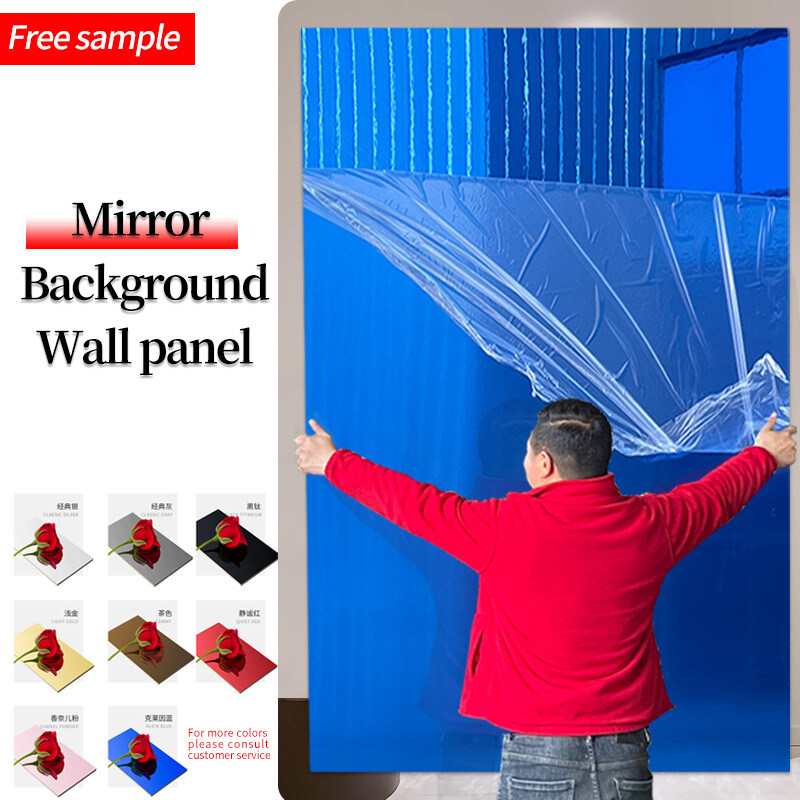 Panneaux de mur en bois en bambou décoratifs intérieurs de miroir de stratifié 1220*2440mm