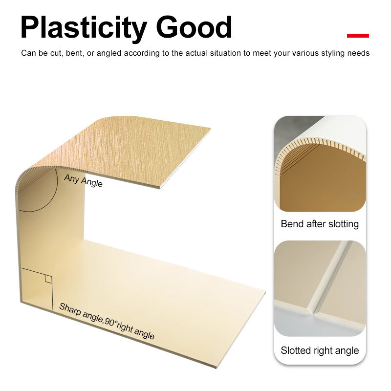 Décoration en PVC Bambou Charbon de bois Plaque murale métallique à haute densité Panneaux de mur intérieur