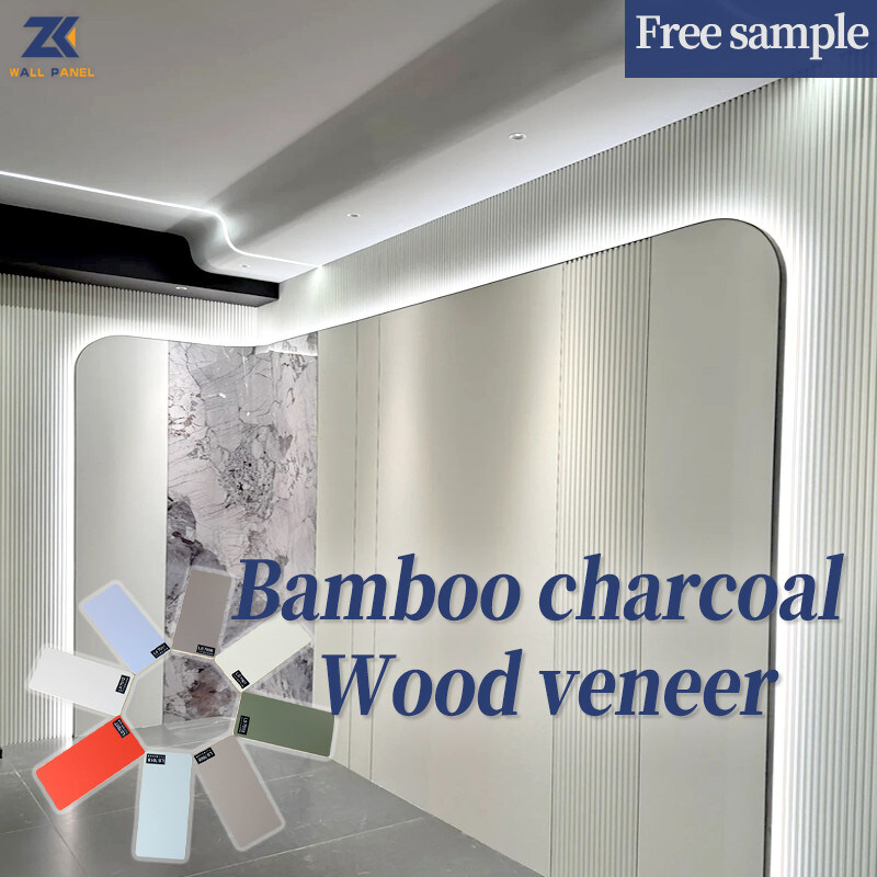 Panneaux décoratifs d'isolation de mur de conception intérieure de sensation de peau de PVC de la largeur 1.22m