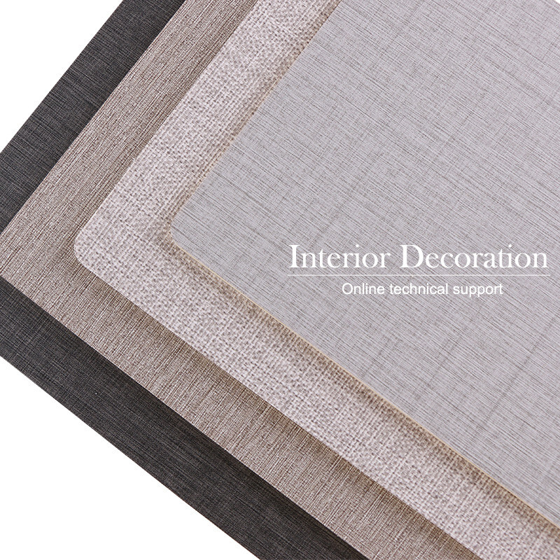 Panneaux de mur en bambou de décoration intérieure de placage en bois de charbon de bois de tissu ignifuge étanches à l'humidité