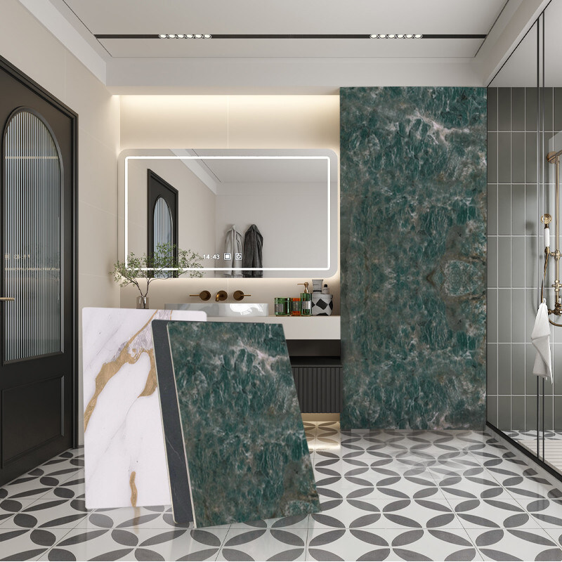 Plaque de marbre personnalisée en bambou en bois de charbon de bois pour la décoration intérieure