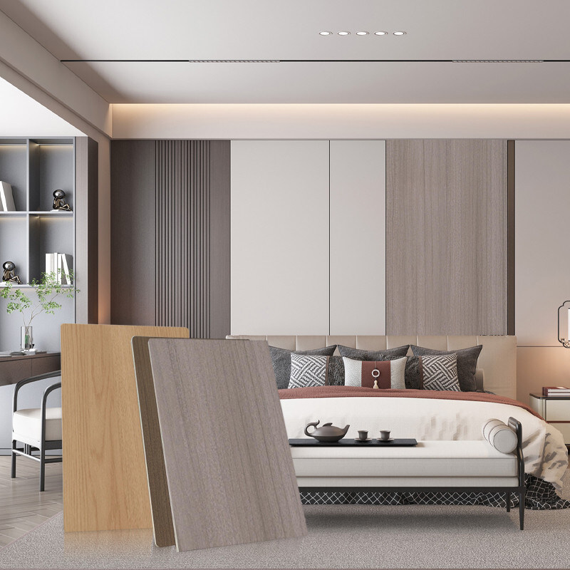 PUR Collage de bambou Carbone de bois Panneaux muraux en PVC de haute qualité Panneaux muraux Décoration intérieure