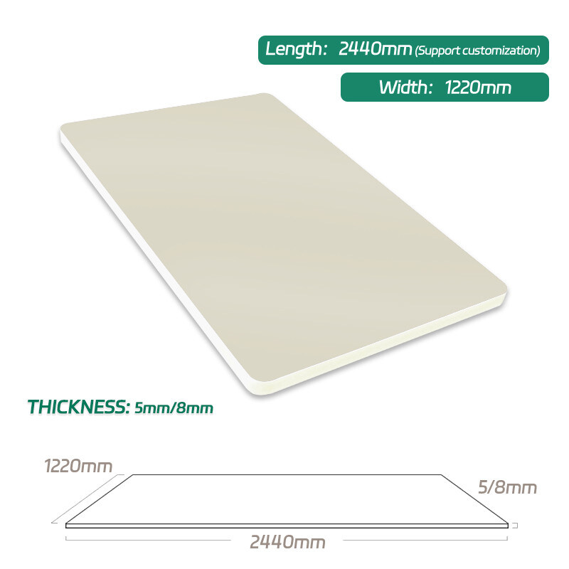 Le panneau de mur en bambou de fibre de bois de décoration intérieure de 8 millimètres ignifugent le placage en bois se sentant de peau