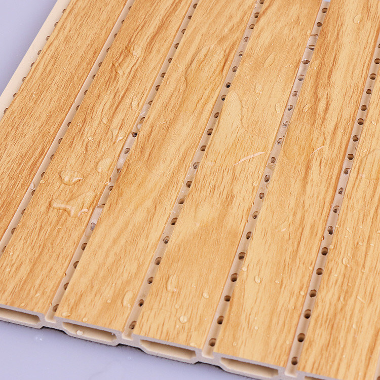 Panneau de mur insonorisé ignifuge décoratif de WPC 1.22*3m 1.22*2.8m