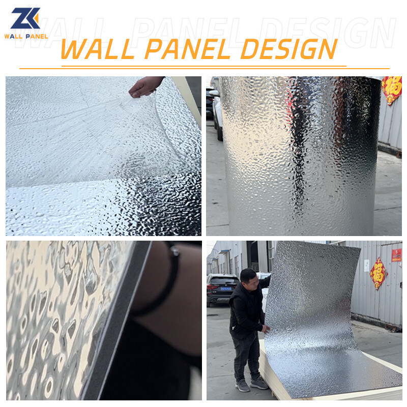 Panneau de mur décoratif intérieur de mur d'ondulation de l'eau de panneau de façade ondulée de lobby