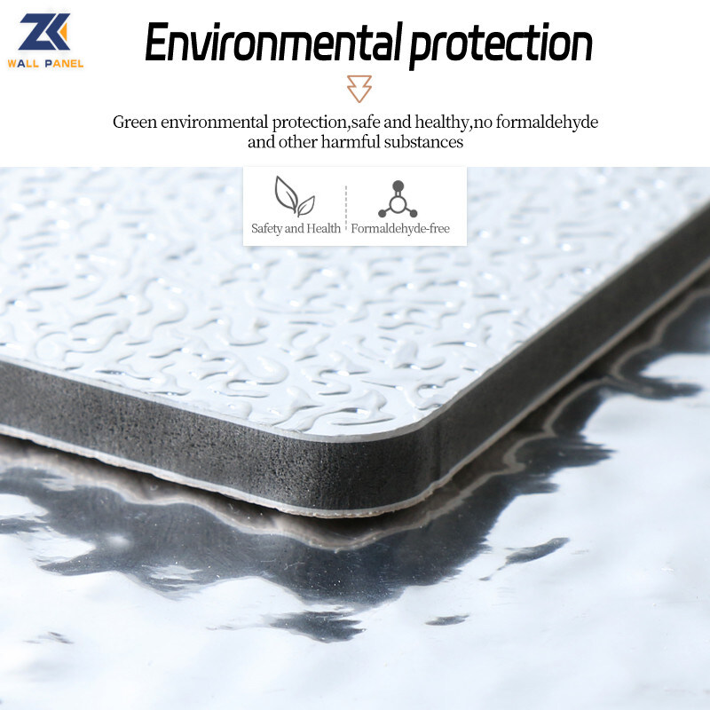 Panneau de mur décoratif intérieur de mur d'ondulation de l'eau de panneau de façade ondulée de lobby