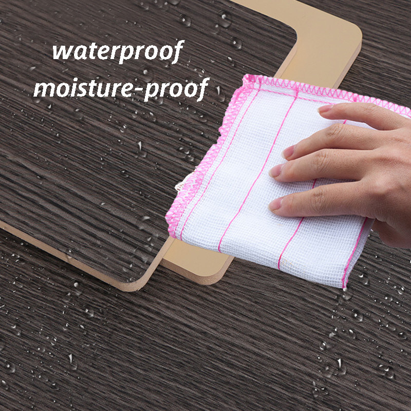 Panneaux muraux décoratifs de panneau mural en PVC du grain de bois plat imperméable et anti-moisissure 1220mm