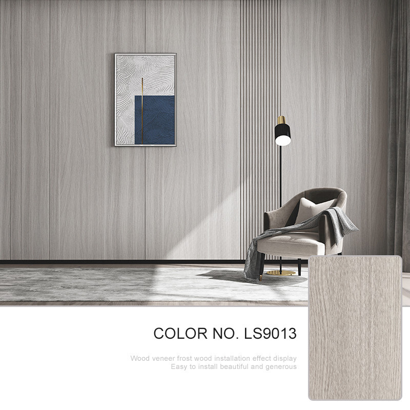 Panneau de mur de luxe moderne de placage en bois de décoration intérieure 5mm 8mm