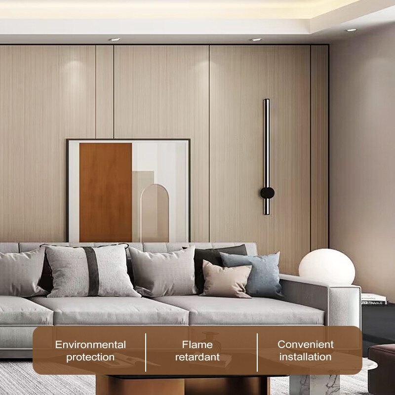 Panneaux de cristal de bambou décoratif intérieur Panneaux de faisceau de bois