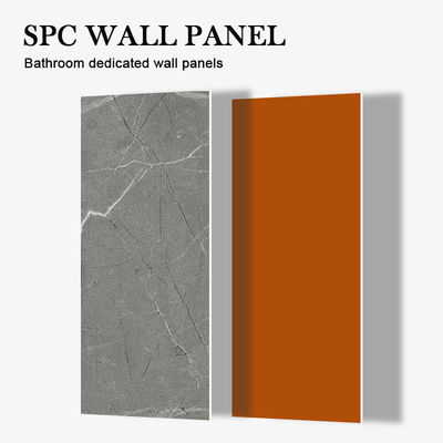 Panneaux muraux SPC à haute résistance à l'eau Carreaux modernes de luxe Marbre finition de pierre Matériau composite plastique