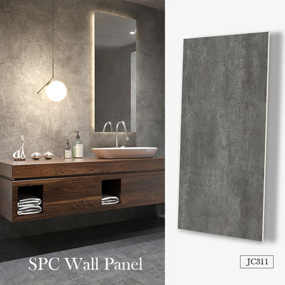 Panneaux muraux SPC à haute résistance à l'eau Carreaux modernes de luxe Marbre finition de pierre Matériau composite plastique