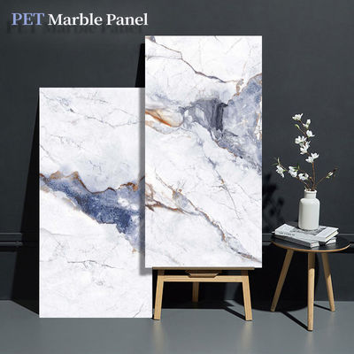 Résistant à l'eau et facile à installer Panneaux de placage en bois de marbre Panneaux muraux décoratifs intérieurs Nouveaux produits Panneaux muraux en marbre