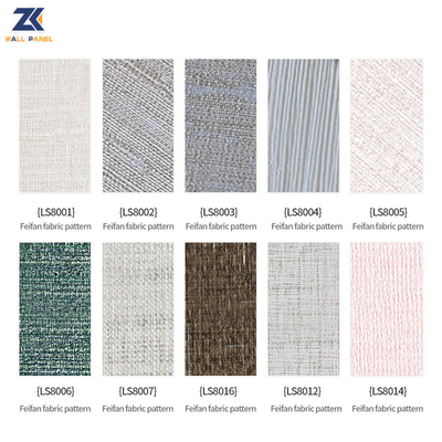 Panneau de mur en bambou de tissu de panneau de mur de charbon de bois de PVC 1220*2440*5mm