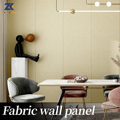 OEM décoratif de panneau de mur de tissu de bambou de charbon de bois de panneau ignifuge de mur