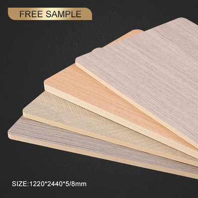 Moderne Lumière Luxe imperméable à l'eau Bois Grain PVC bambou charbon de bois Panneaux muraux en placage de bois