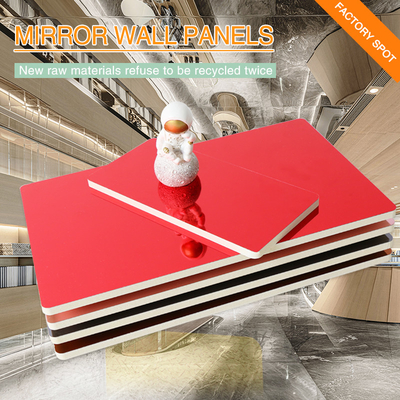 Mite en bambou de panneau de mur de charbon de bois de miroir imperméable favorable à l'environnement anti