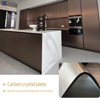 Panneaux de mur insonorisés imperméables de placage en bois en métal de simulation de décoration intérieure