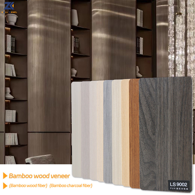 Panneaux de mur intérieur en bambou imperméables ignifuges de fibre de l'épaisseur 8mm