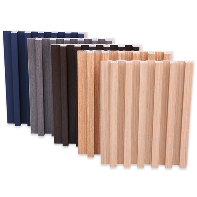 Conseils composés de plastique en bois cannelés de Decking de PVC 8mm