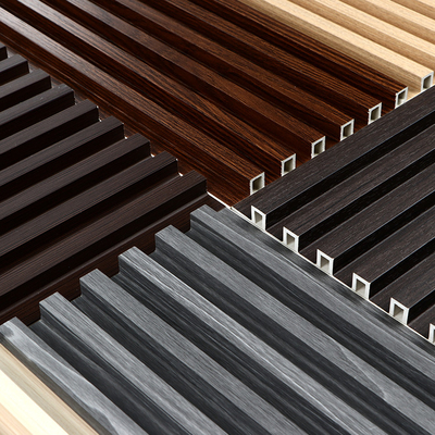 Conseils composés de plastique en bois cannelés de Decking de PVC 8mm