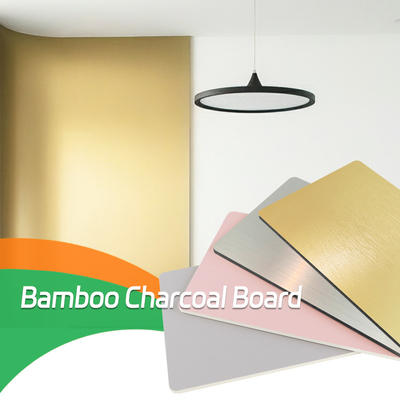 Les ventes directes d'usine allument le placage en bambou en bois de charbon de bois en métal imperméable de luxe